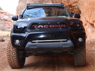 2012 Toyota Tacoma Wheel Offset Aggressive > 1" Outside Fender