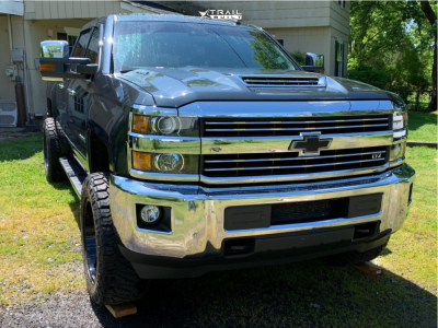 2017 Chevrolet Silverado 2500 HD - 20x10 -25mm - ARKON OFF-ROAD Cleopatra - Leveling Kit - 295/60R20