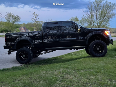 1 2014 F 150 Ford Rough Country Suspension Lift 95in Anthem Off Road Equalizer Black