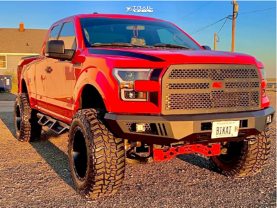 2015 Ford F-150 - 20x12 -44mm - Fuel Lethal - Suspension Lift 6" - 37" x 14.5"