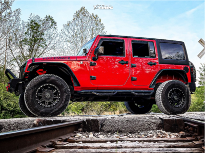 2011 Jeep Wrangler - 17x9 0mm -   - Suspension Lift 2.5" - 35" x 18.5"