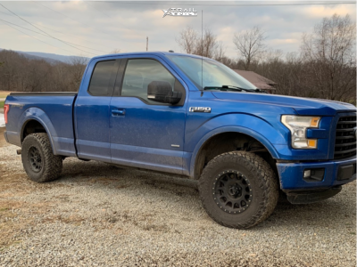 2015 Ford F-150 - 17x9 0mm - Method Mr305 - Leveling Kit - 33" x 12.5"