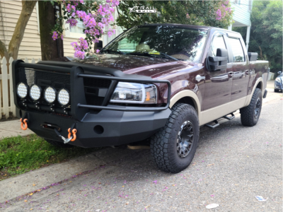 2008 Ford F-150 - 17x9 -12mm - Fuel Vengeance - Stock Suspension - 35" x 11.5"
