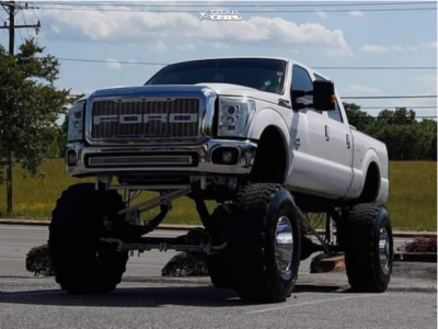 2000 Ford F-250 Super Duty - 20x14 -76mm - XD Riot - Lifted >12" - 395/85R20