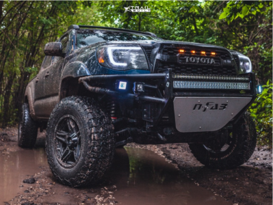 2008 Toyota Tacoma - 17x9.5 -12mm - American Outlaw Lonestar - Suspension Lift 3.5" - 35" x 12.5"