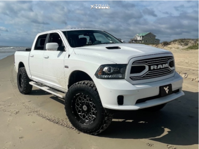 2018 Ram 1500 - 20x10 -18mm - Anthem Off-Road Avenger - Suspension Lift 6" - 37" x 12.5"