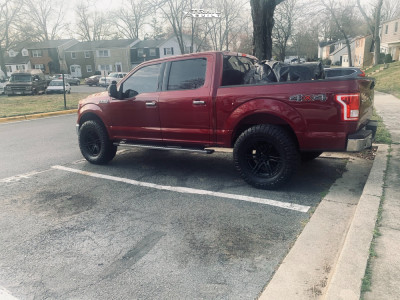2017 Ford F-150 - 20x12 -44mm - VenomRex Vr602 - Leveling Kit - 37" x 12.5"