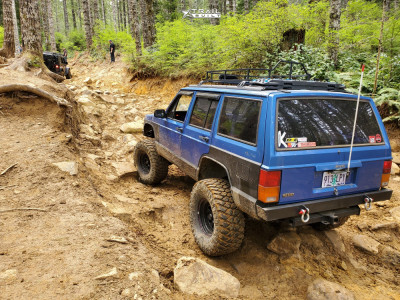 1992 Jeep Cherokee Wheel Offset Aggressive > 1