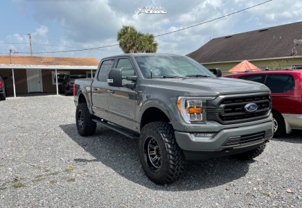 2021 Ford F-150 - 20x10 -18mm - Fuel Crush - Suspension Lift 6" - 37" x 12.5"