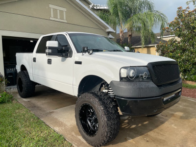 2008 Ford F-150 - 20x12 -44mm - Fuel Stroke - Suspension Lift 6" - 37" x 13.5"