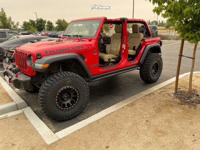 2018 Jeep Wrangler - 17x9 -38mm - Method Mr105 - Suspension Lift 2.5" - 37" x 12.5"