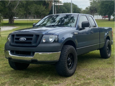 2005 Ford F-150 - 17x12 0mm - Gear Alloy - Leveling Kit - 35" x 12.5"