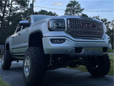 2017 GMC Sierra 1500 - 16x12 -63mm - Weld Off-Road Cheyenne - Suspension Lift 9" - 35" x 12.5"