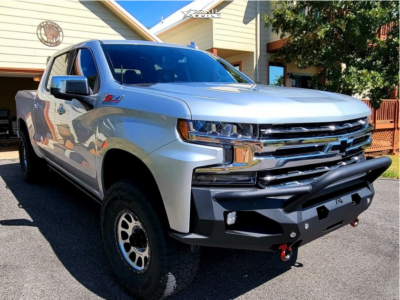 2020 Chevrolet Silverado 1500 - 17x12 -44mm - Method Mr305 - Suspension Lift 4" - 315/70R17