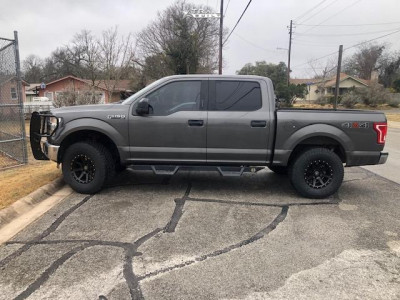 2016 Ford F-150 - 17x8.5 6.35mm - Icon Alloys Rebound - Suspension Lift 2.5" - 315/70R17