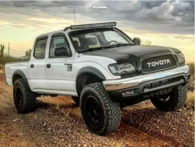 2001 Toyota Tacoma - 17x8.5 -10mm - American Outlaw Sidewinder - Suspension Lift 2.5" - 285/75R17