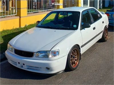 2000 Toyota Corolla - 15x7 38mm - Mugen Mf10 - Coilovers - 195/50R15