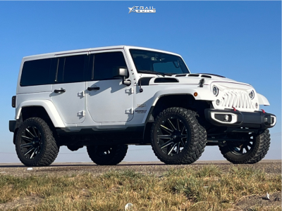 2015 Jeep Wrangler - 20x10 -18mm - Fuel Contra - Suspension Lift 2.5" - 33" x 12.5"