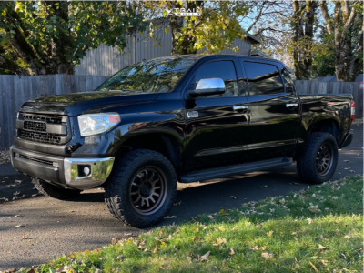 2014 Toyota Tundra - 20x8.5 10mm - Black Rhino Rapid - Suspension Lift 4" - 35" x 12.5"