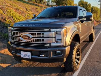 2019 Ford F-250 Super Duty - 20x10 -18mm - Fuel Contra D615 - Suspension Lift 2.5" - 295/65R20