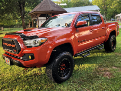 2016 Toyota Tacoma - 17x9 -12mm - Black Rhino Primm - Suspension Lift 3.5" - 285/70R17