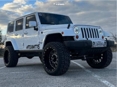 2012 Jeep Wrangler - 22x12 -44mm - TIS 548bm - Suspension Lift 4" - 35" x 12.5"