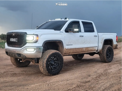 2018 GMC Sierra 1500 - 20x10 -24mm - Fuel Lethal - Suspension Lift 7" - 35" x 13.5"
