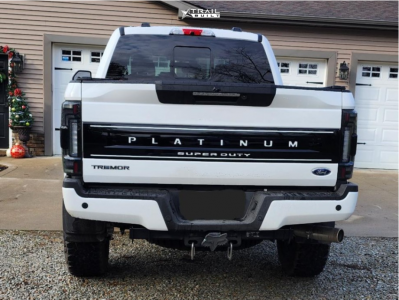 1 2022 F 250 Super Duty Ford Platinum Readylift Leveling Kit Fuel Maverick D610 Machined Black