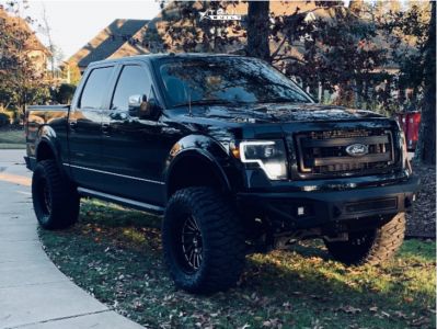 2011 Ford F-150 - 20x10 -25mm - ARKON OFF-ROAD Caesar - Suspension Lift 6" - 375/55R20