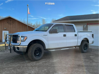 2014 Ford F-150 - 17x8.5 25mm - Vision Warrior - Suspension Lift 3" - 285/70R17