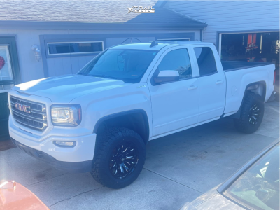 2017 GMC Sierra 1500 - 20x9 1mm - Fuel Blitz - Leveling Kit - 35" x 12.5"