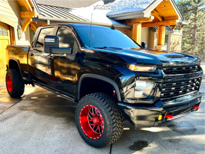 2021 Chevrolet Silverado 2500 HD - 20x12 -44mm - TIS 544rm - Suspension Lift 3" - 35" x 12.5"
