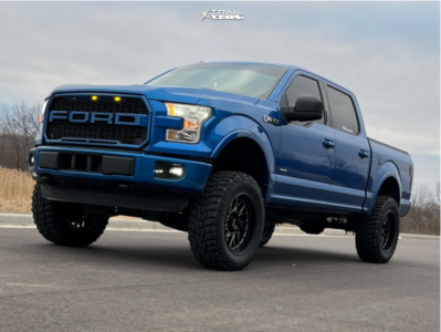 2016 Ford F-150 - 20x10 -18mm - Moto Metal Mo805 - Suspension Lift 6" - 35" x 12.5"