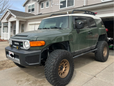 2012 Toyota FJ Cruiser - 16x8 0mm - Method Mr703 - Suspension Lift 3.5" - 315/75R16