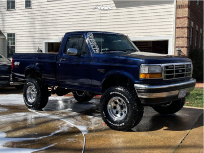 1 1995 F 150 Ford Xlt Rough Country Suspension Lift 6in Alloy Ion 171 Polished