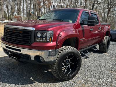 2013 GMC Sierra 1500 - 20x12 -51mm - Vision Prowler - Suspension Lift 6" - 35" x 12.5"