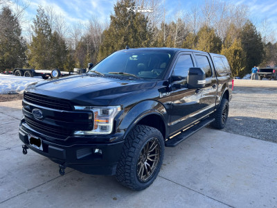 2019 Ford F-150 - 22x10 -13mm - Fuel Rebel 6 - Leveling Kit - 285/50R22