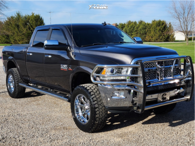 1 2017 2500 Ram Laramie Unknown Leveling Kit Hostile Alpha Chrome