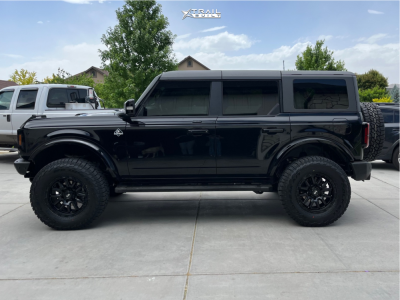 1 2023 Bronco Ford Outer Banks Rough Country Suspension Lift 25in G Fx Tr 26 Matte Black