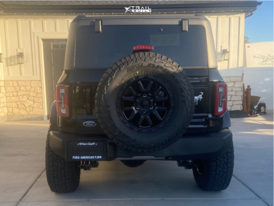 1 2023 Bronco Ford Outer Banks Rough Country Suspension Lift 25in G Fx Tr 26 Matte Black