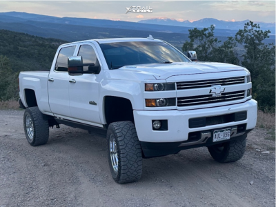 2015 Chevrolet Silverado 2500 HD - 20x10 -18mm - Luxxx HD Lhd20 - Suspension Lift 6" - 35" x 12.5"