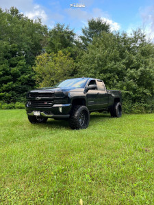 2018 Chevrolet Silverado 1500 - 24x14 -81mm - ARKON OFF-ROAD Alexander - Suspension Lift 6" - 35" x 14.5"