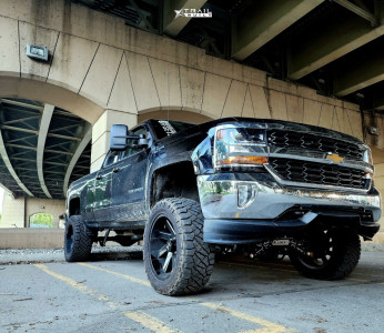 2016 Chevrolet Silverado 1500 - 20x10 -25mm - ARKON OFF-ROAD Lincoln - Suspension Lift 7" - 33" x 12.5"