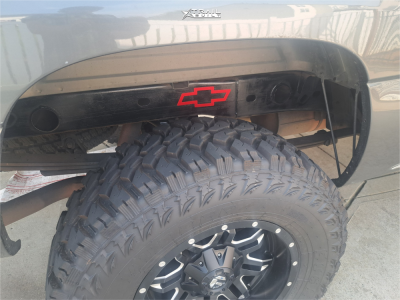 2000 Chevrolet Silverado 1500 Wheel Offset Aggressive > 1" Outside
