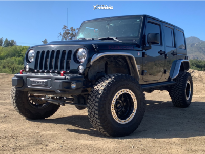 2015 Jeep Wrangler Wheel Offset Super Aggressive 3"-5" Suspension Lift