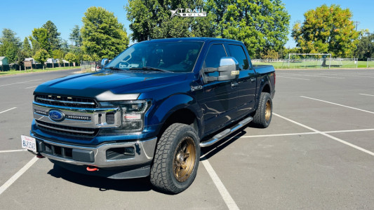 2019 Ford F-150 - 20x10 -18mm - Anthem Off-Road Rogue - Leveling Kit - 33" x 12.5"