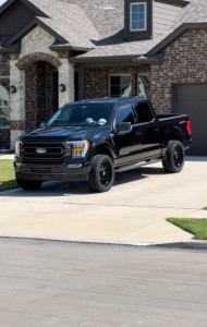 2022 Ford F-150 - 22x10 -19mm - TIS 547b - Leveling Kit - 33" x 12.5"