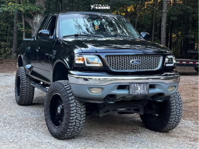 1999 Ford F-150 - 20x12 -44mm - Anthem Off-Road Equalizer - Leveling Kit & Body Lift - 37" x 12.5"