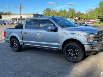 2020 Ford F-150 - 20x9 12mm - Hostile Alpha - Suspension Lift 2.5" - 295/60R20