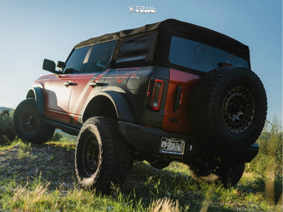 1 2023 Bronco Ford Badlands Eibach Suspension Lift 25in Black Rhino Chamber Custom